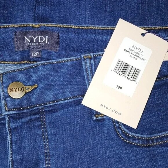 NYDJ Marilyn Straight Leg Jeans - Picture 4 of 4